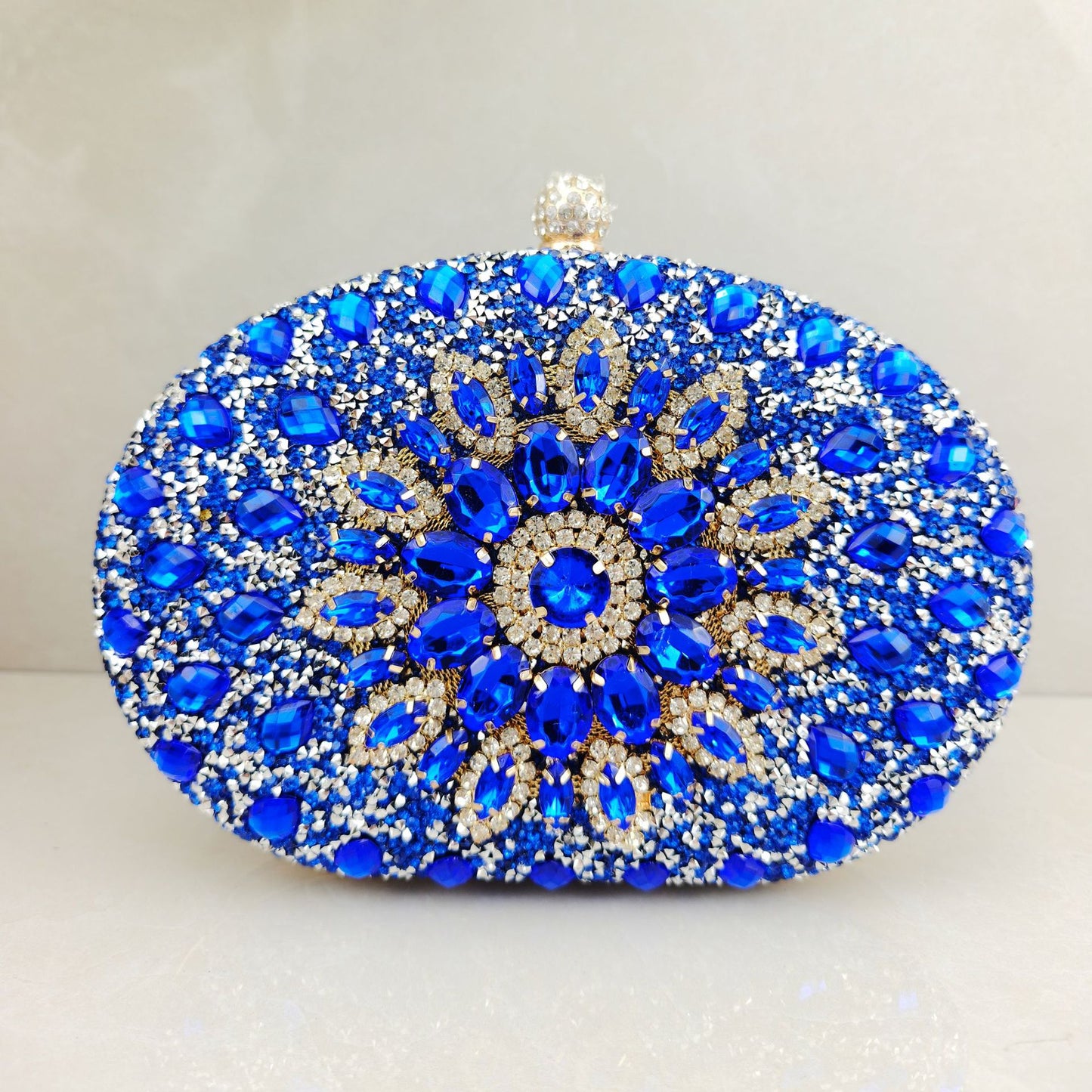 Diamond Texture Dress Banquet Party Match Metal Bags