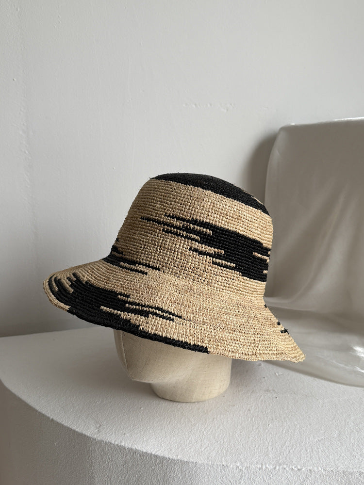 Raffia Hand-woven Hat Female Summer Seaside Vacation Bags