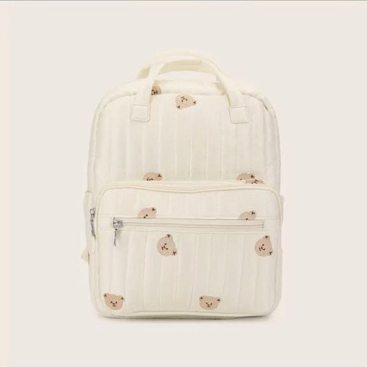 Cute Bear Printed Lightweight Large Capacity Outwear Mummy Bag