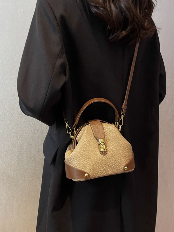 Women's High-grade Fashion Portable Simple Textured Women's Messenger Bag