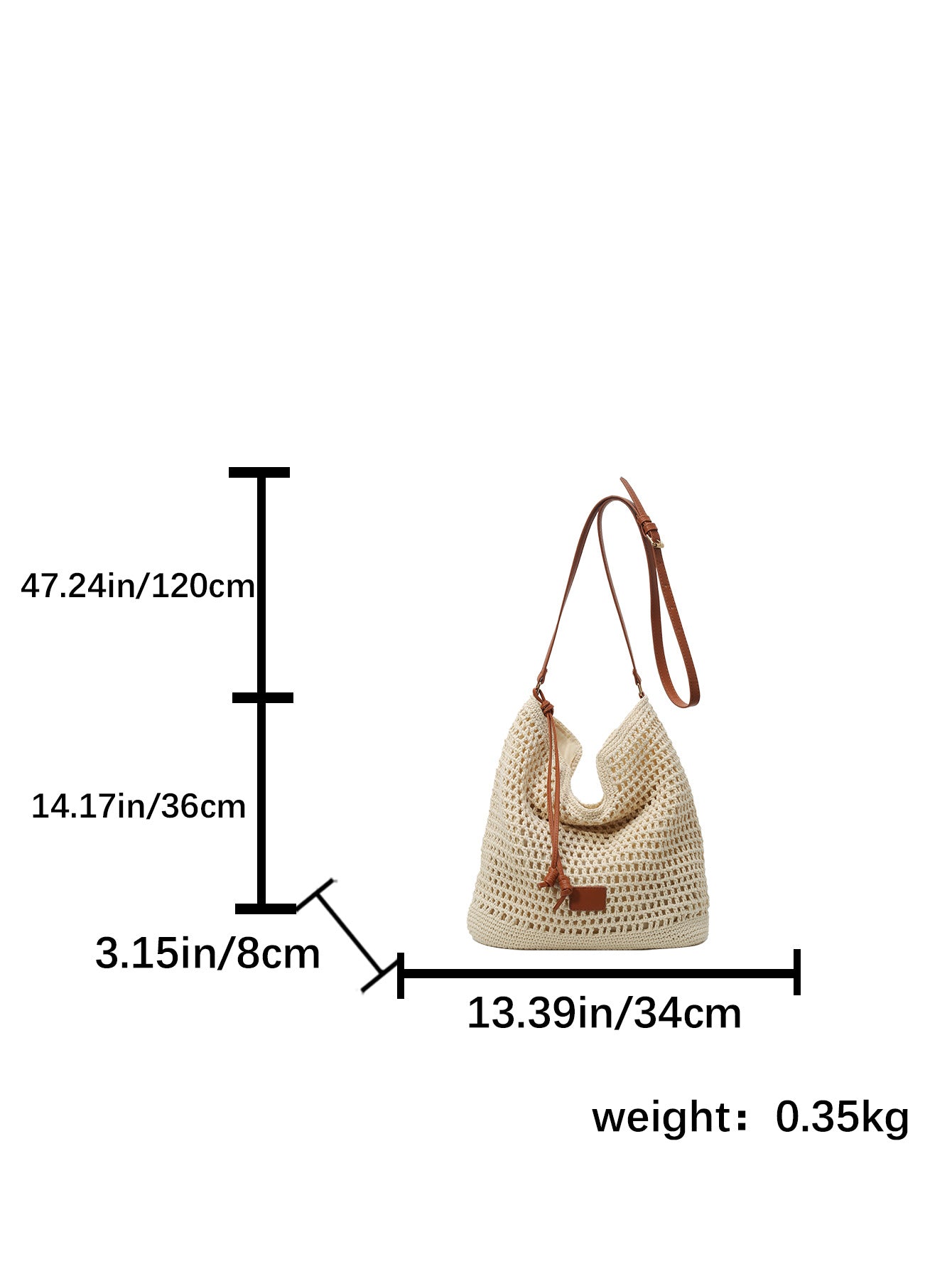 Women's Large Capacity Straw Mori Style Idle Holiday Fashion Men's Shoulder Bags