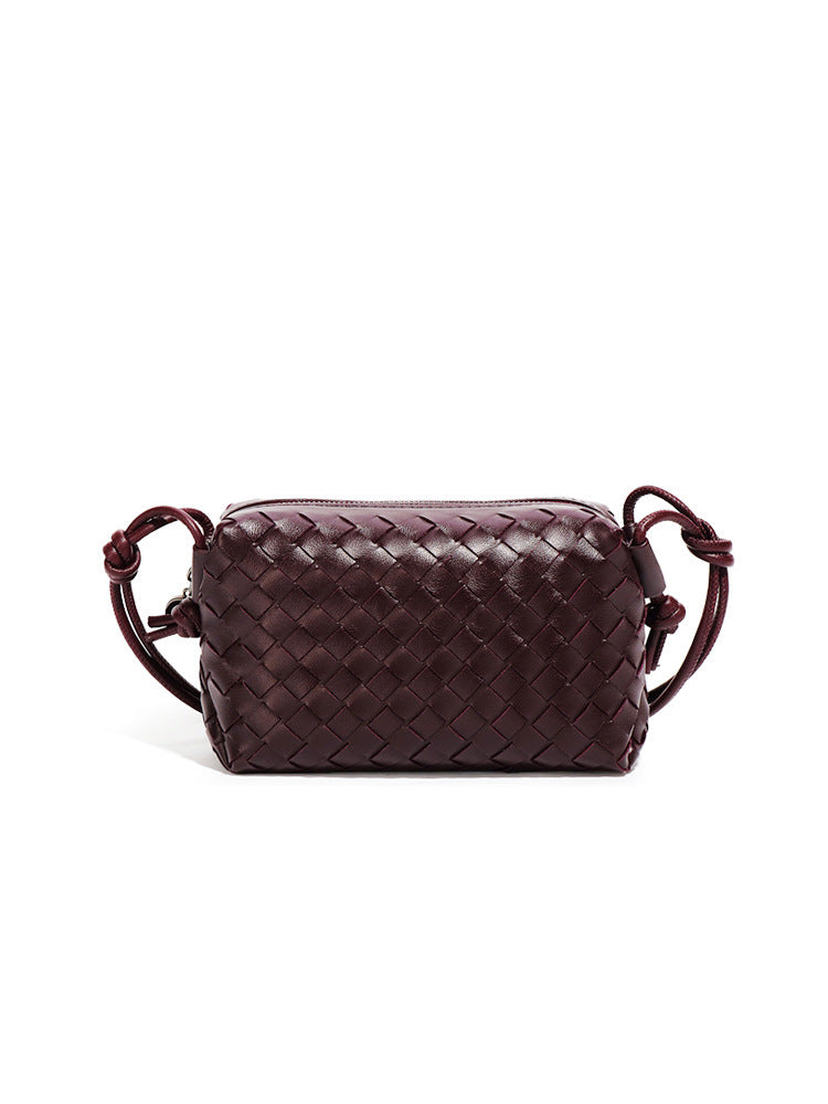 Women's Solid Color Woven One Fashion Fashionable Large Bags