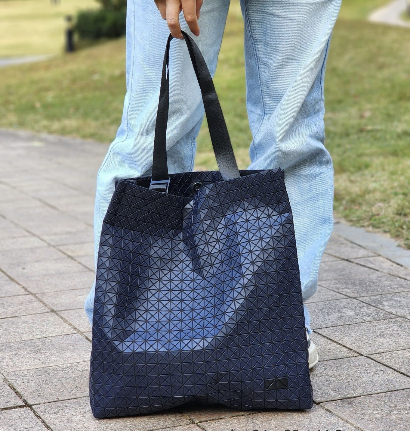 Vertical Stay At Home Rhombus Shopping Fashion Large Capacity Shoulder Bags