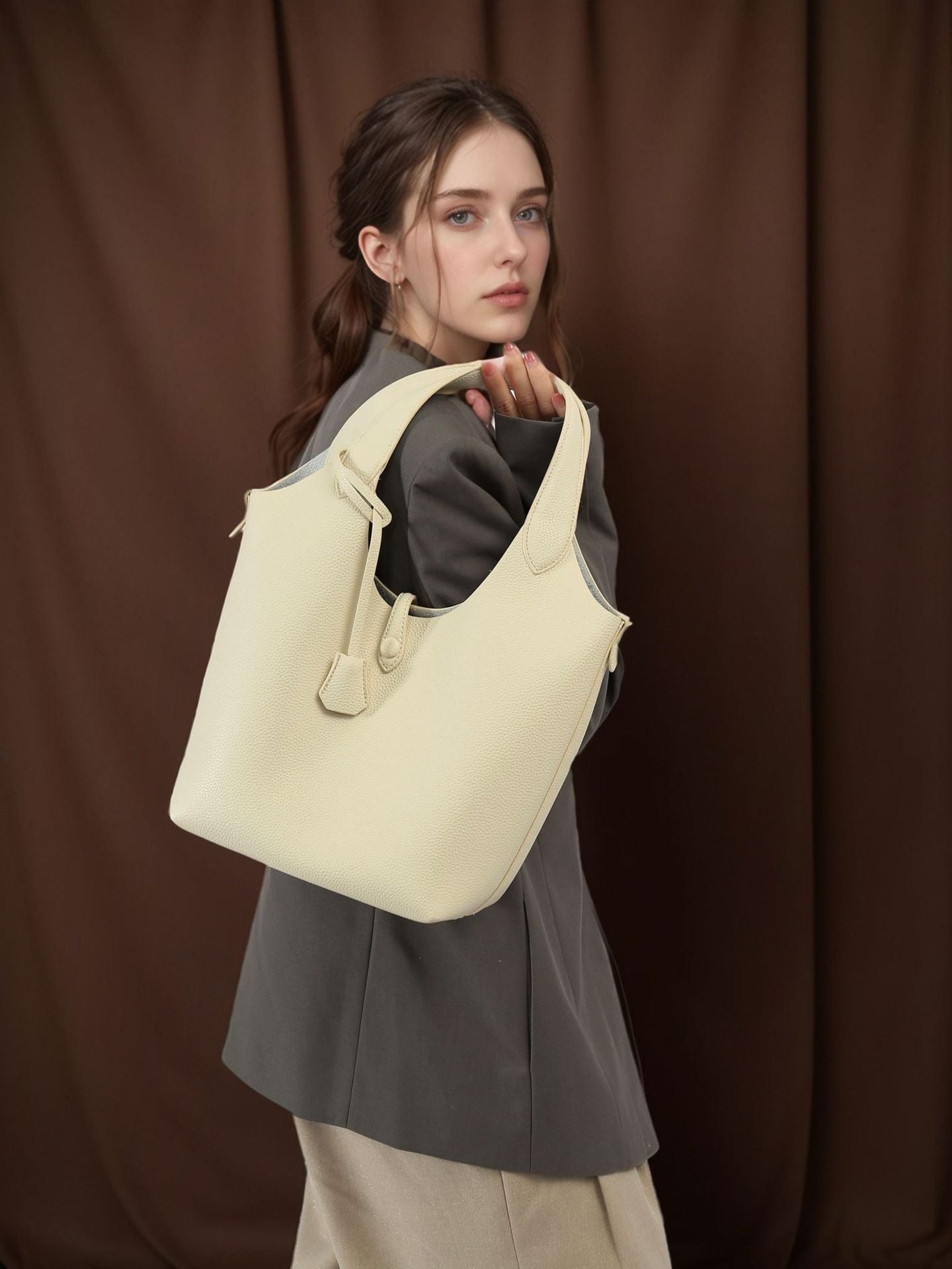 Women's Vegetable Basket Fashion Commuter Portable Women's Shoulder Bag