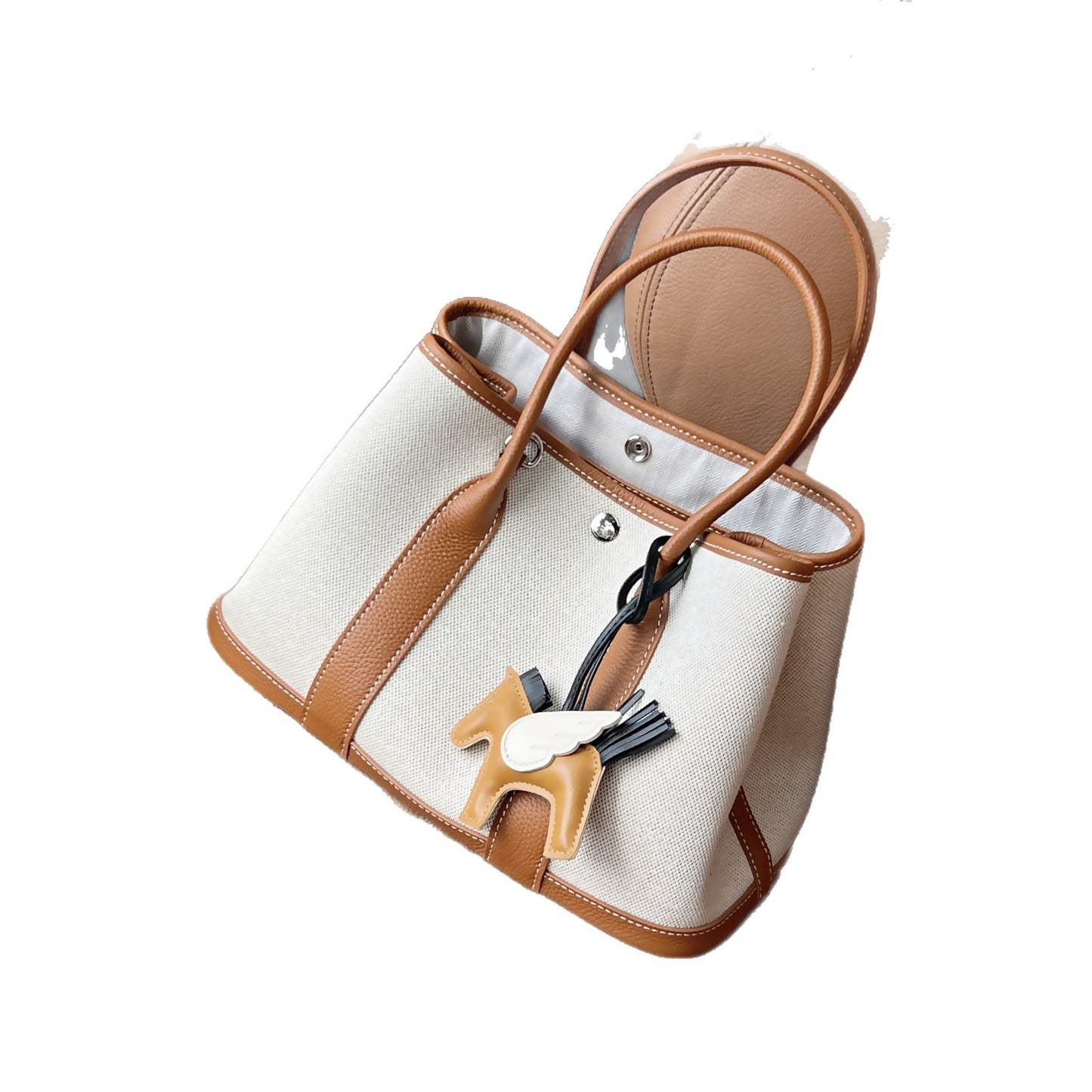 Women's Garden Canvas Stitching Large Capacity High-grade Bags