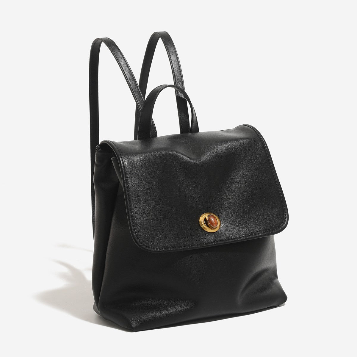 Women's Single Preppy Style Fashion Spring Advanced Retro Leisure Backpack