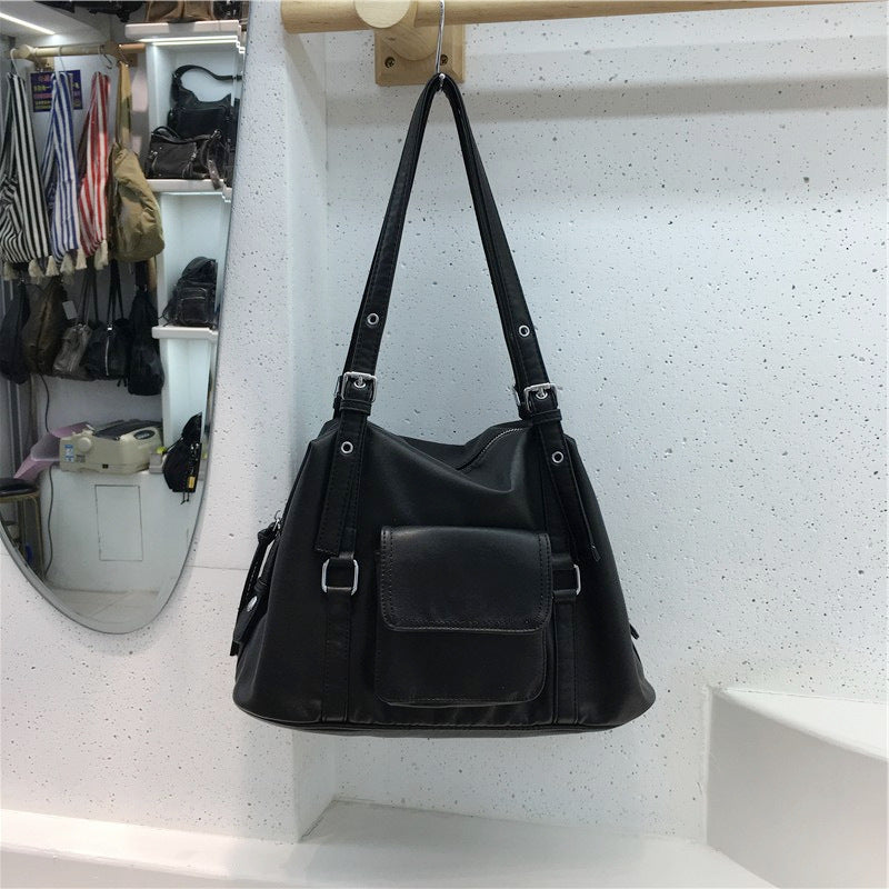 Cabinet Soft Leather Simple Large Capacity Women's Handbag