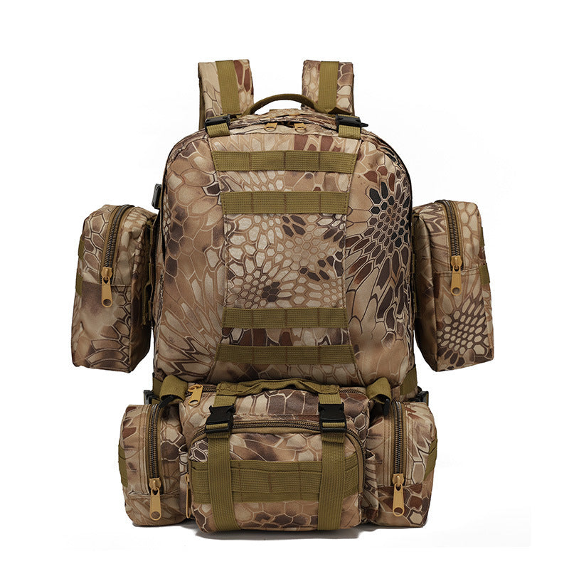 Large Capacity Waterproof Storage Combo Camouflage Mountain Climbing, Hiking Bag