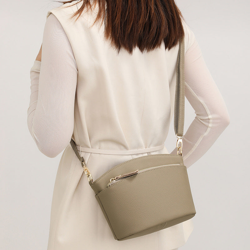 Women's First Layer Cowhide High Sense Fashion Women's Leather Bag