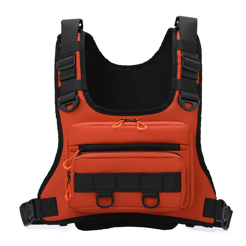 Attractive Men's Tactics Vest Riding Running Sports Satchel, Hanging Bag