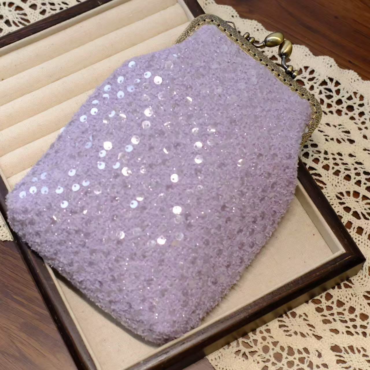 Retro Tassel Frame Handmade Ancient Style Female Purses