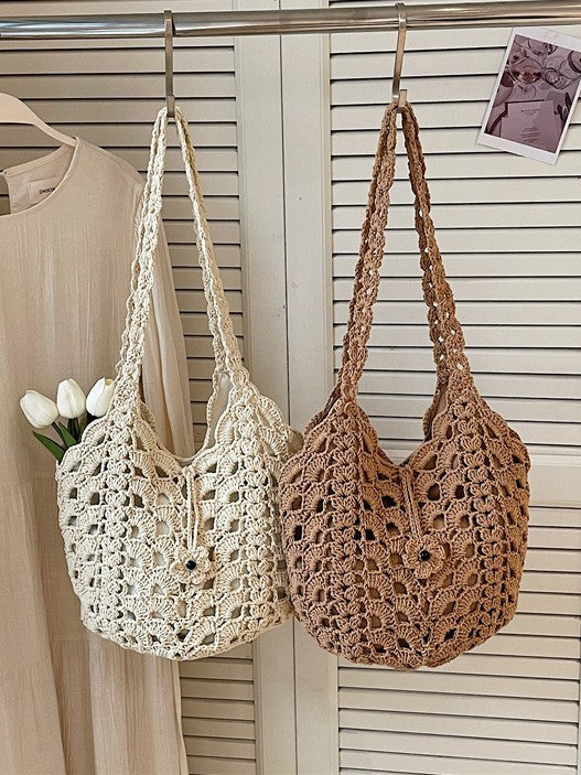Fashion Portable Beach Vacation Idle Style Tote Bag