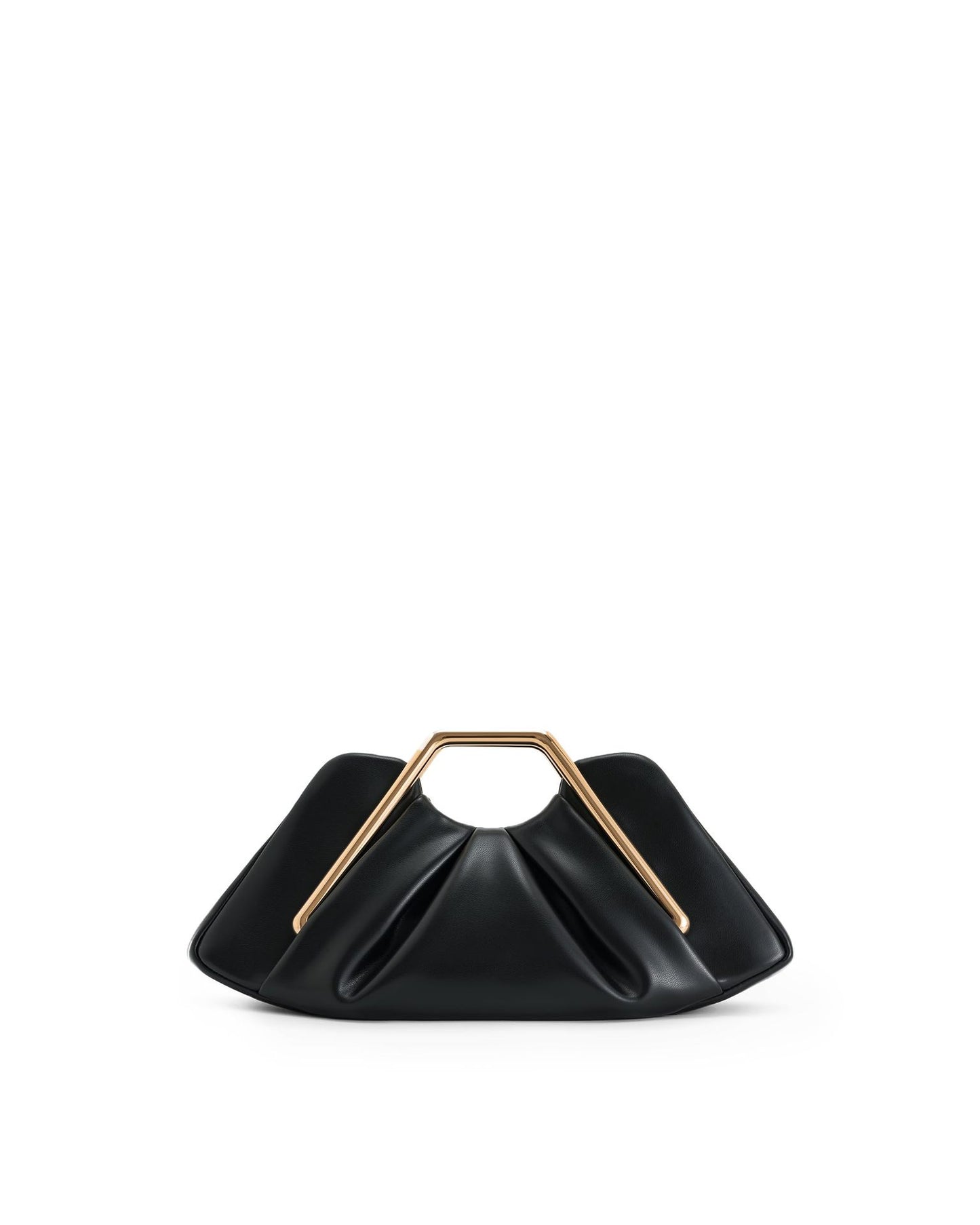 Women's Leather Niche Cloud Dinner Pleated Portable Women's Messenger Bag