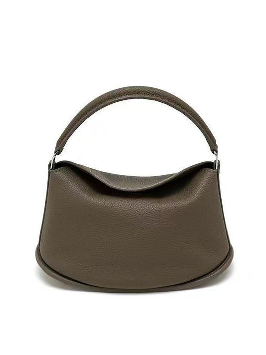 Women's Interest Light Luxury Lunch Box Genuine Leather Simple Bags
