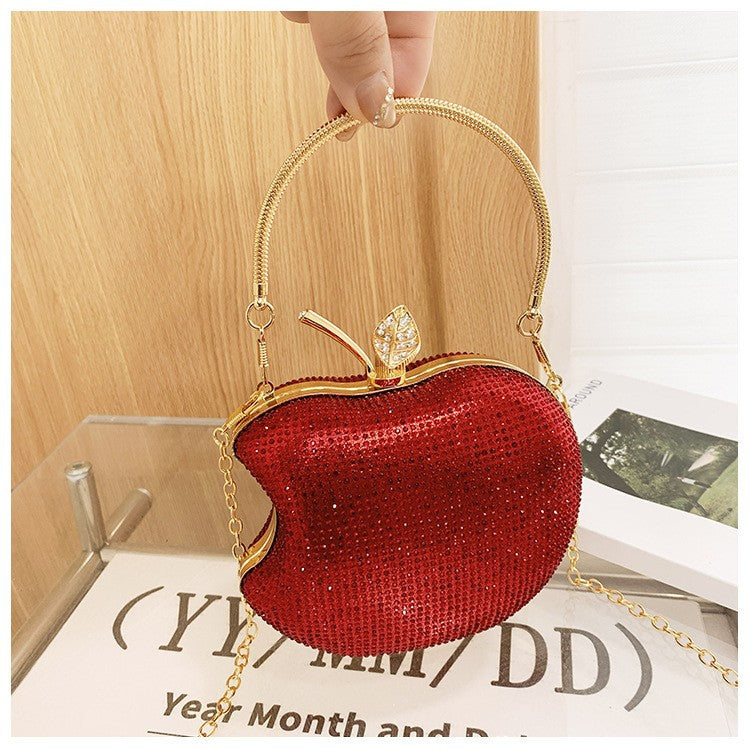 Fashion Apple Clutch Light Luxury Chain Dinner Bag