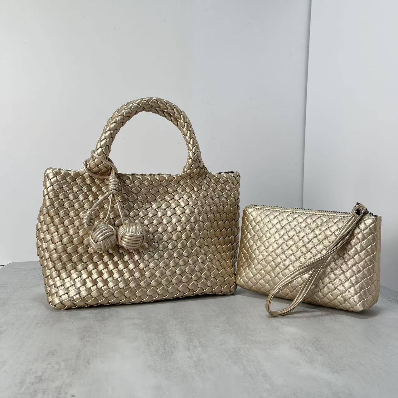 Durable Women's Novice Woven Vegetable Basket Women's Handbag