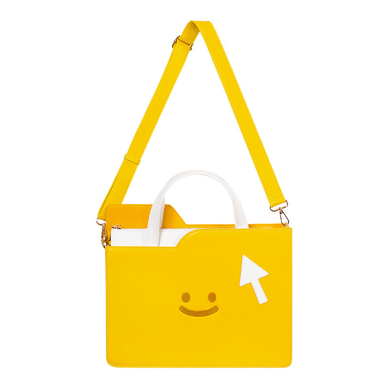 Folder Produced Crooked Melon Large Capacity Bags