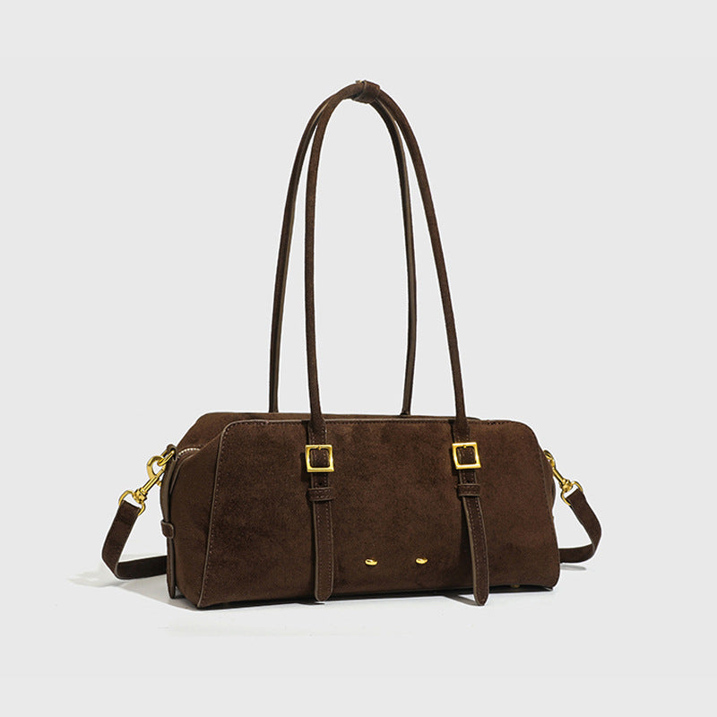 Women's Style Design Light Luxury Portable Underarm Bowling Fashion Tote Bag