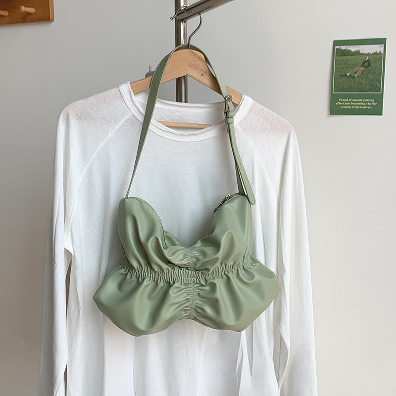 Women's Summer Niche Design Pleated Cloud Fashionable Large Women's Shoulder Bag