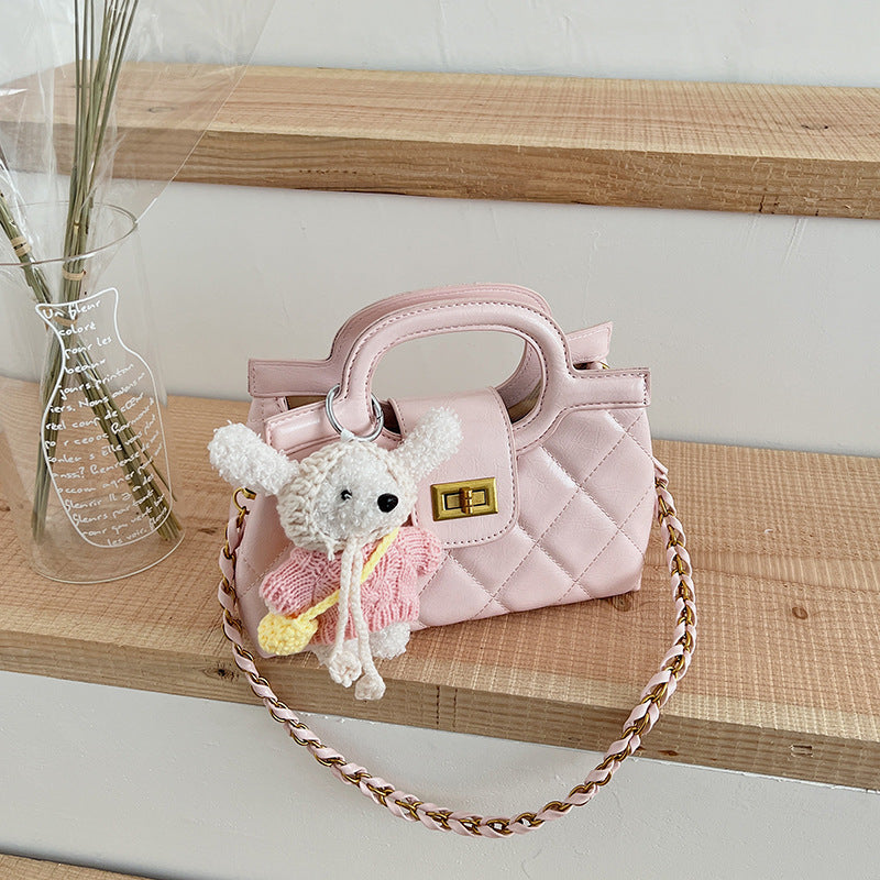 Classic Style Portable Texture Chain Fashionable Shoulder Bags