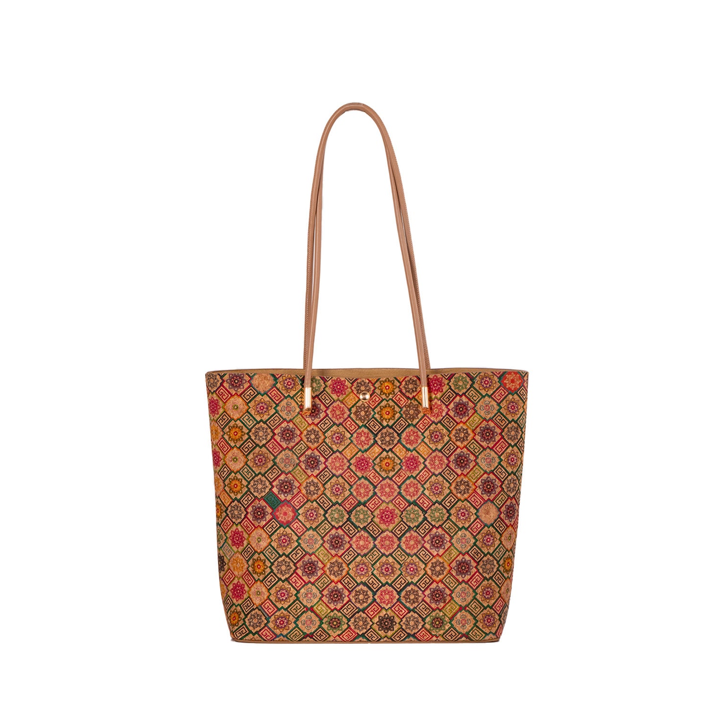 Women's Environmental Protection Bark Cork Wooden Lining Outside Bags