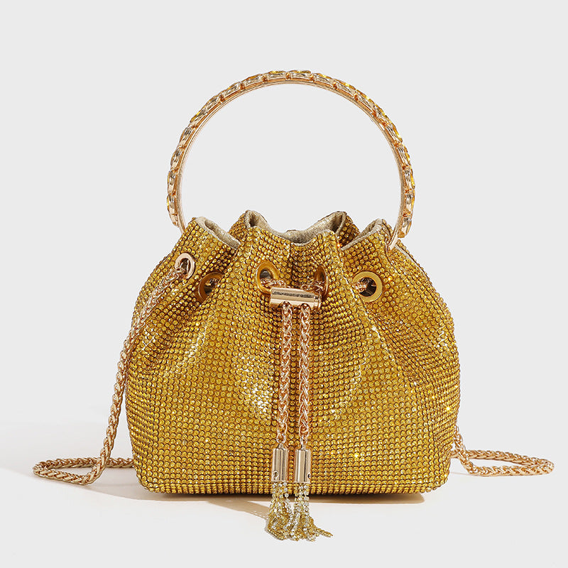 Women's Rhinestone Premium Dinner Acrylic Fashion Diamond Shoulder Bags