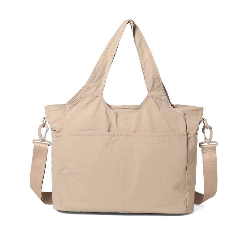 Women's Underarm Large Capacity Totes Nylon Cloth Pleated Bags