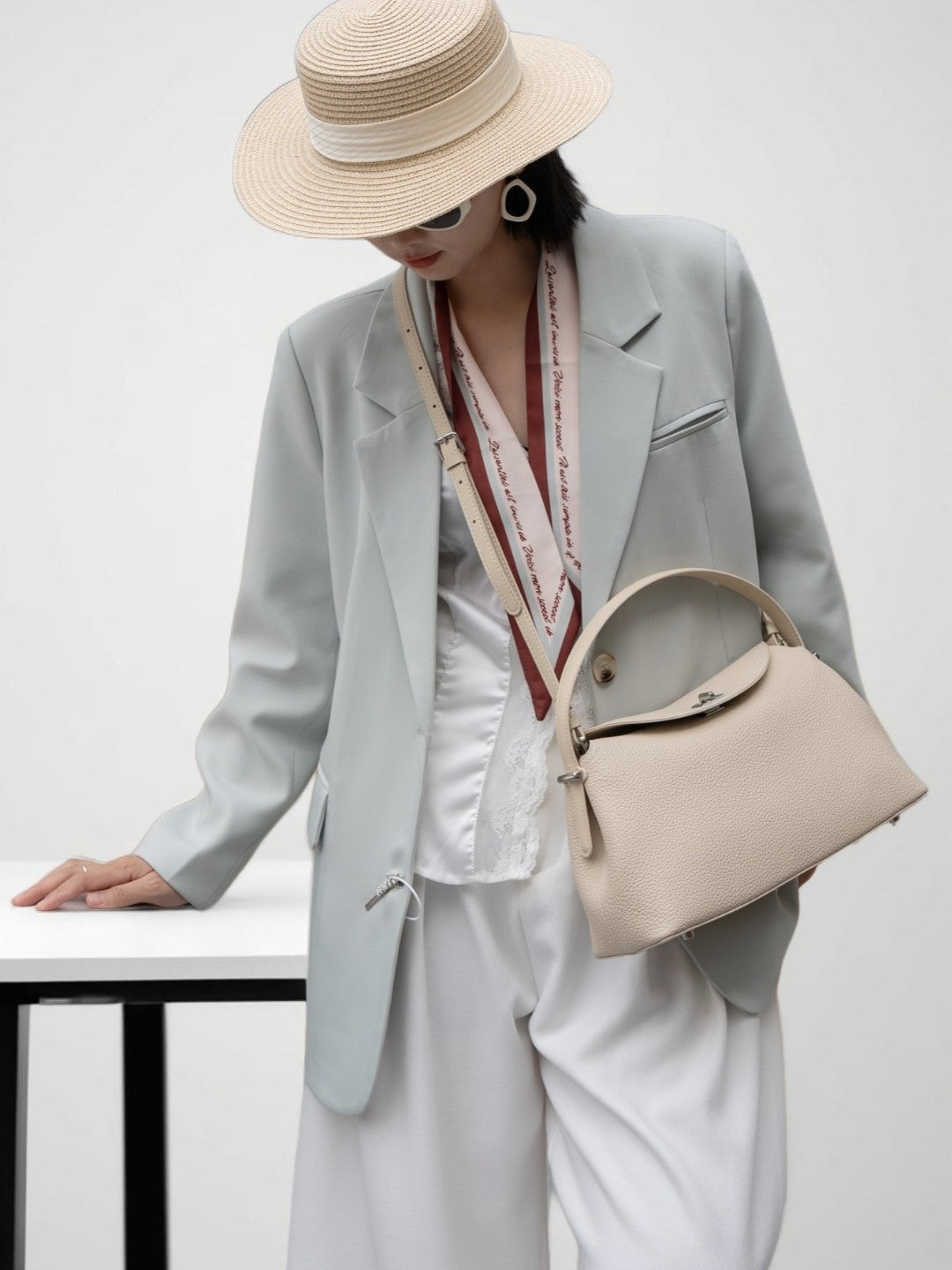 Korean Style Fashion Commuter Hand Large Capacity Soft Women's Leather Bag