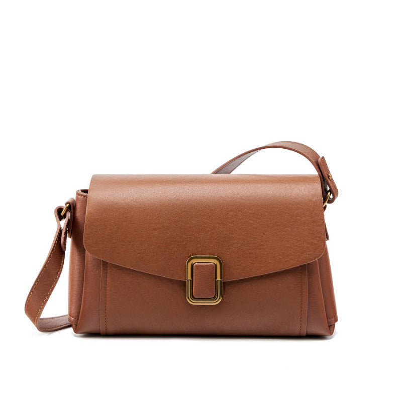 Women's Genuine Leather Niche High-grade Female Commuting Women's Messenger Bag