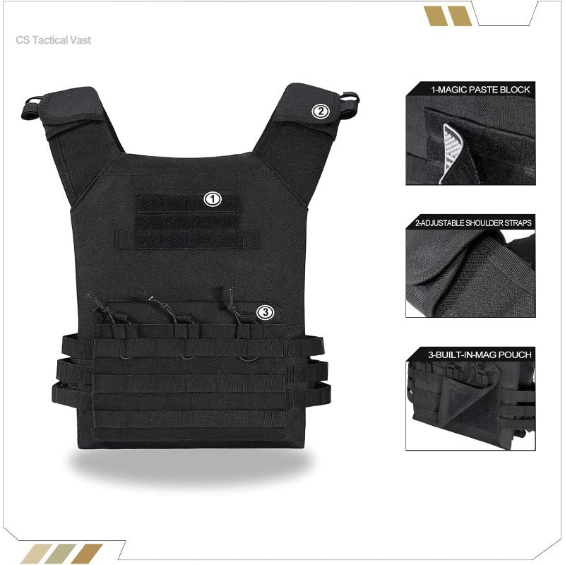 Vest Fully Adjustable Breathable Lightweight Modular Backpacks