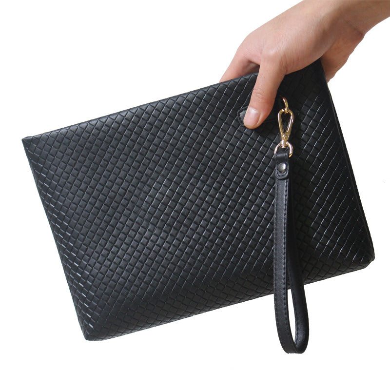 Men's Woven Envelope Large Capacity Business Fashion Men's Clutch