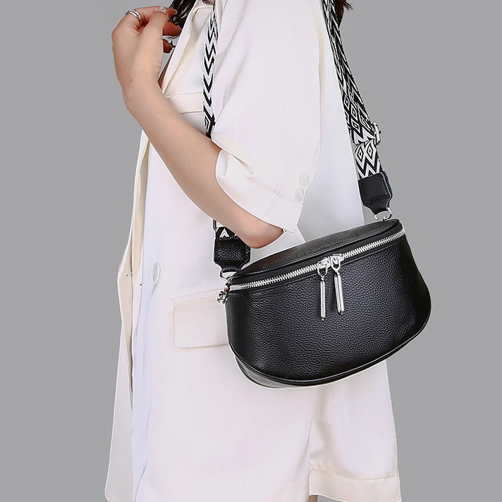 Women's Layer Cowhide Saddle Fashion Niche Riding Women's Messenger Bag