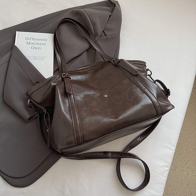 Women's Retro Large Capacity Portable Underarm Fashion Women's Shoulder Bag