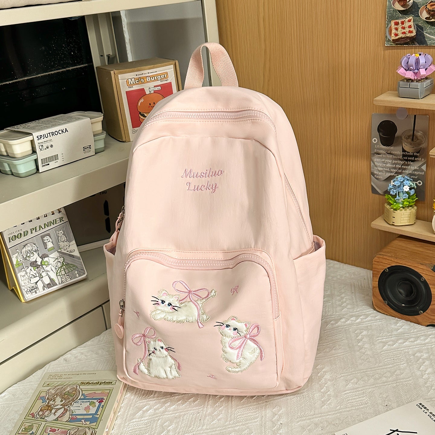 Stylish Attractive Innovative Fresh Sweet Lightweight Backpacks