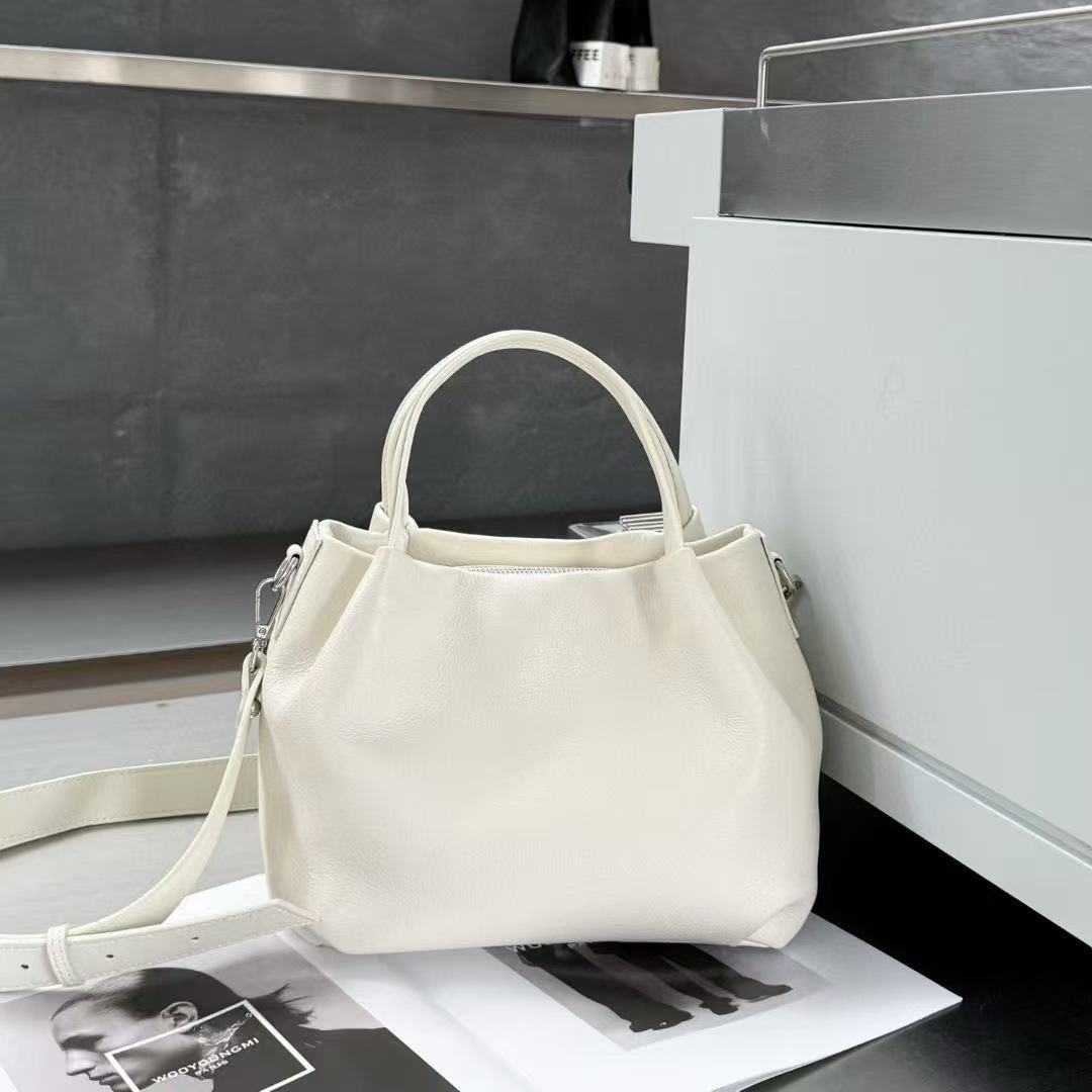 First Layer Cowhide Lady's Special Fashion Vegetable Basket Genuine Bags