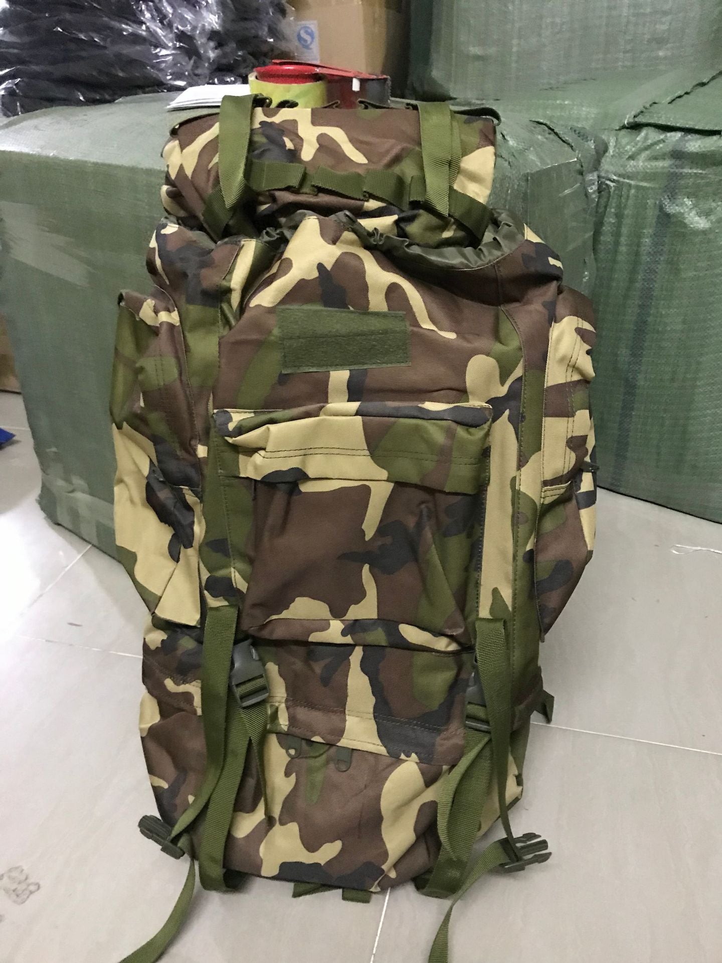 Large Capacity Supplies Camping Waterproof Cover Camouflage Outdoor Bags