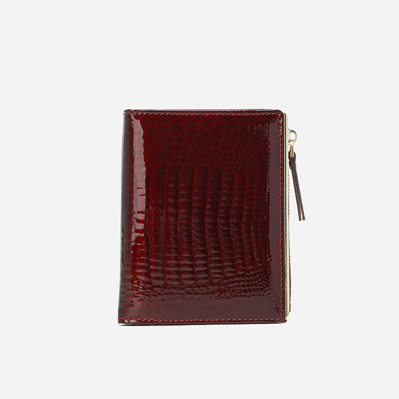 Women's High-grade Crocodile Pattern Fashion Leather For Coin Purses