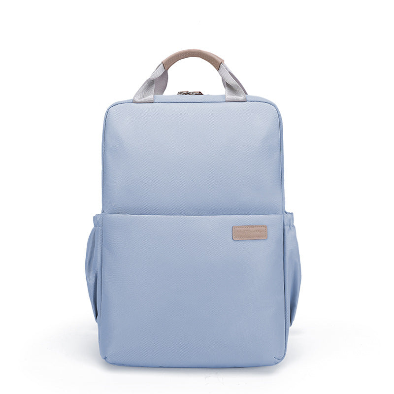 Large Capacity Computer Simple Solid Color Business Backpack