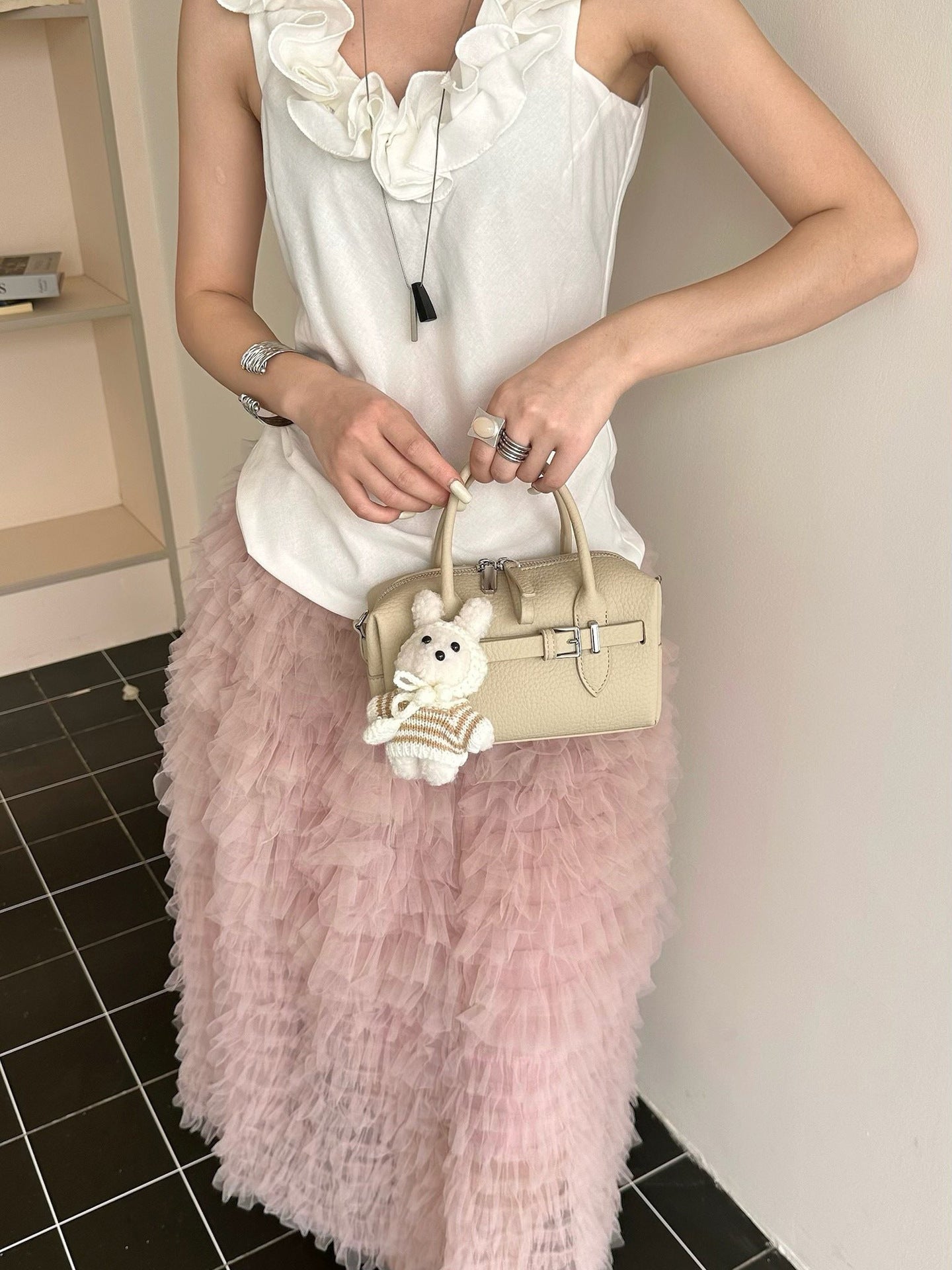 Women's Super Popular Boston Pillow Exquisite Bowling Women's Handbag