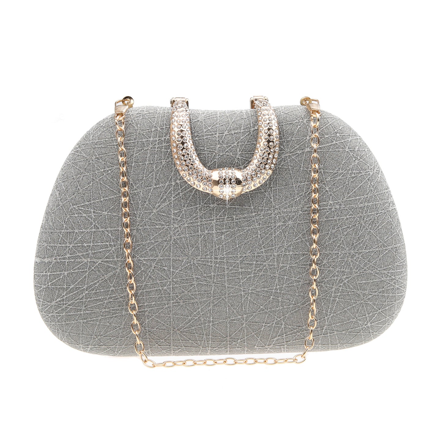 Rhinestone Fashion Thin Glittering Banquet Clutch Party Dinner Bag