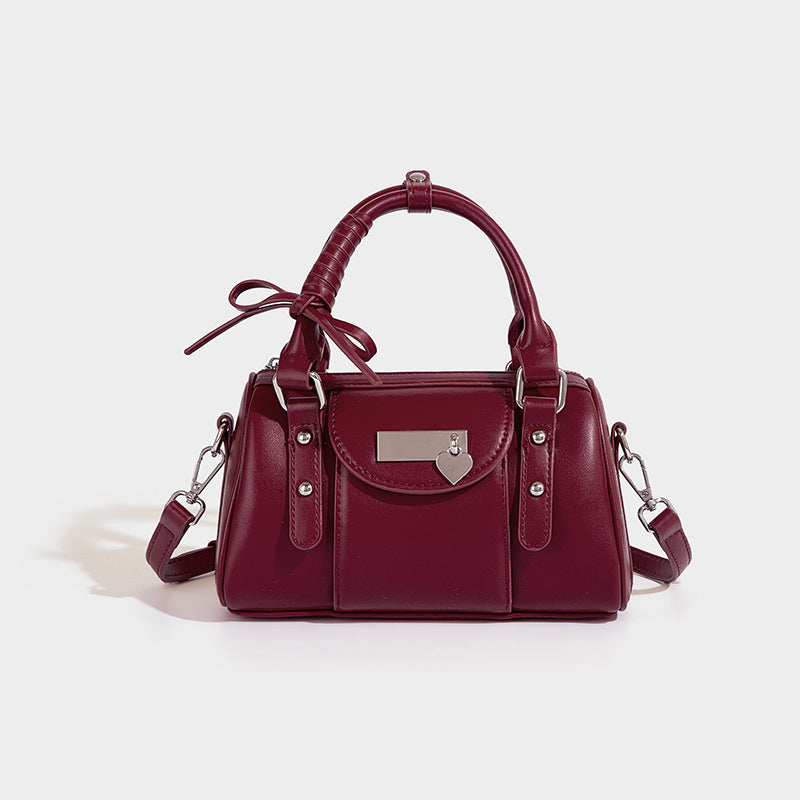 Women's High-grade Boston Fashion Minority Design Portable Bags