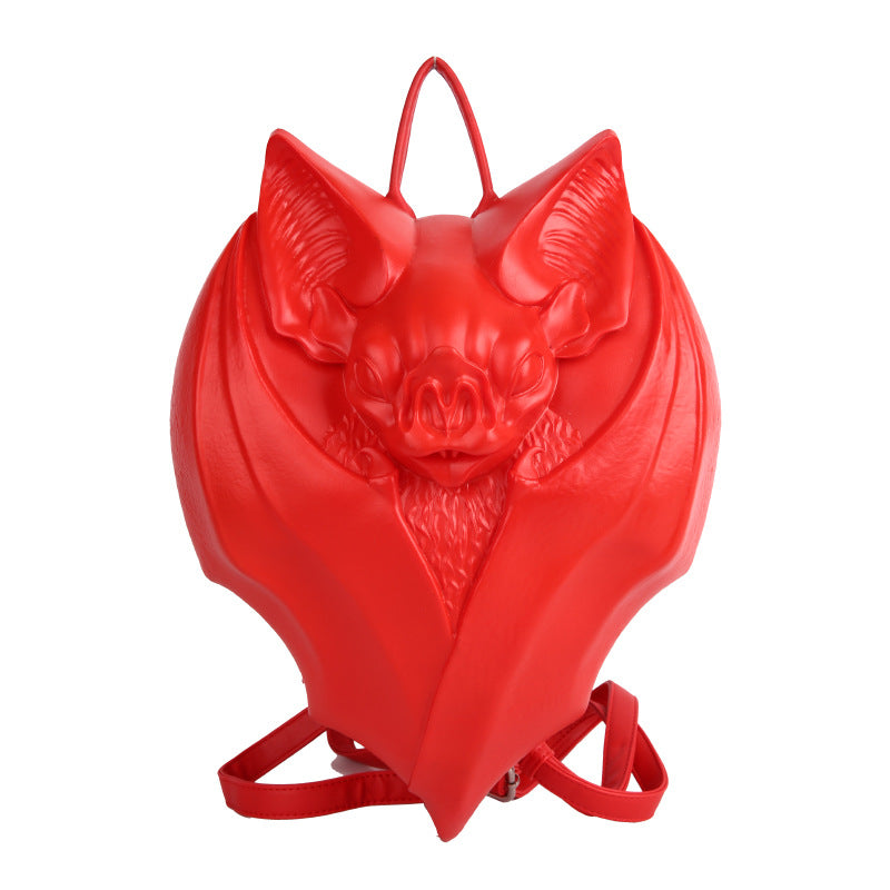 Funny Gothic Punk Creative Bat Niche Halloween Women's Shoulder Bag