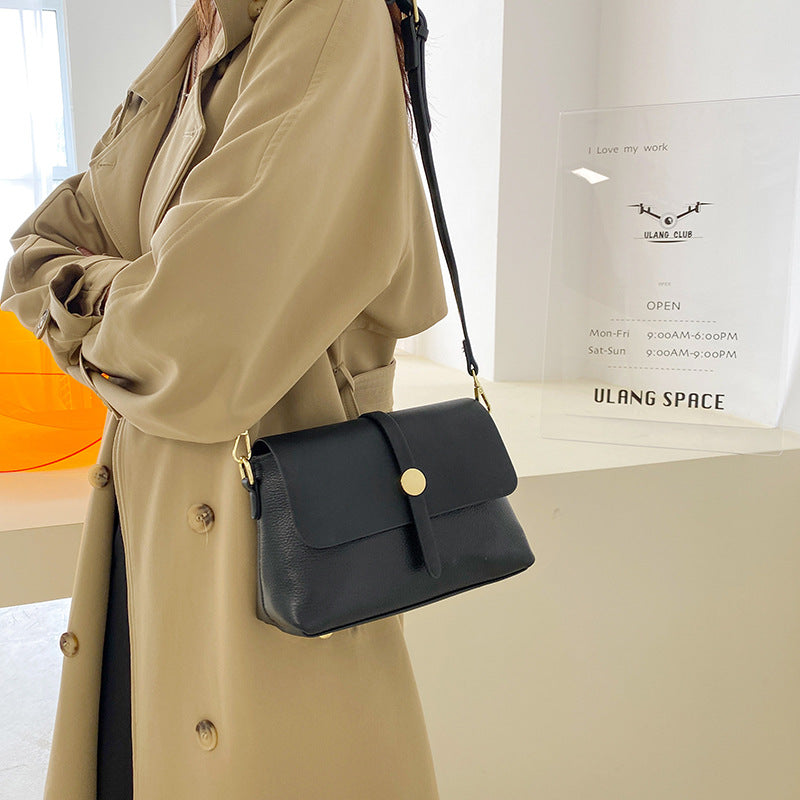 Women's Genuine Leather Fashion Trend Top Layer Shoulder Bags