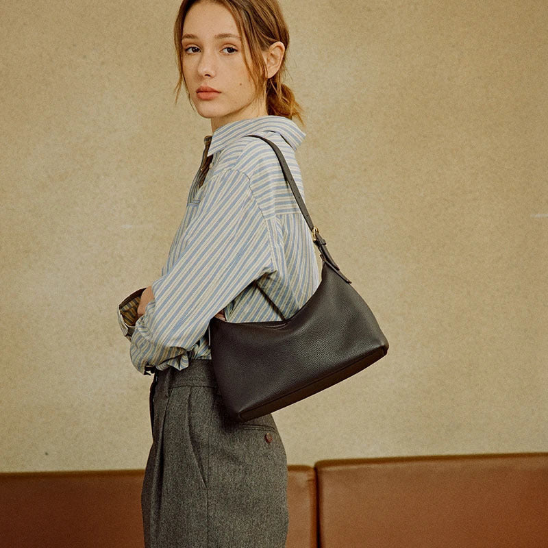 Women's Genuine Leather Underarm High-grade Versatile Portable Bags