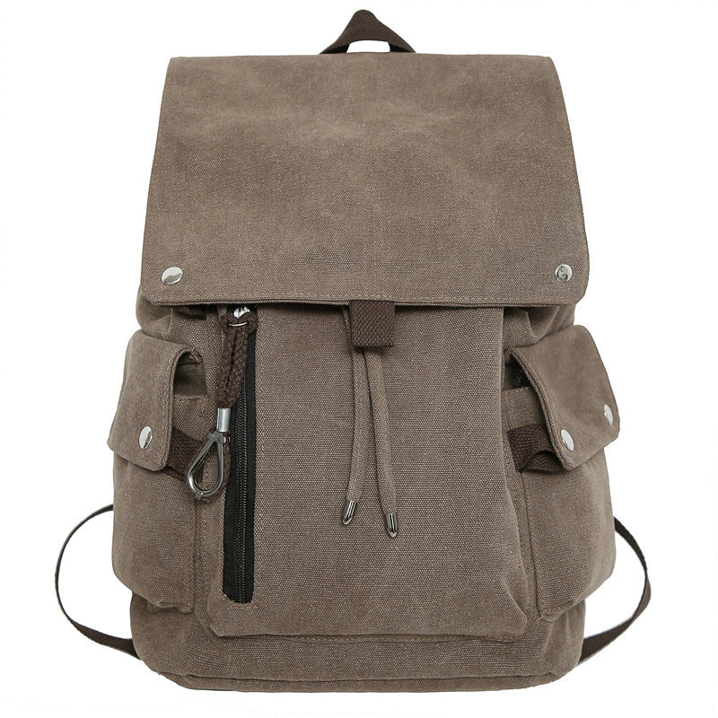 Men's & Women's Style Trendy Retro Large Capacity Lightweight College Student Schoolbag