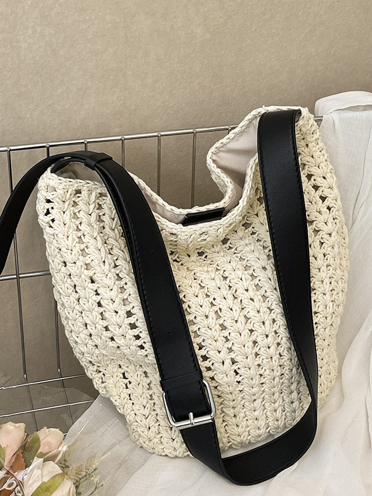 Women's Style Simple Comfortable Woven Leisure Commute Personality Bags