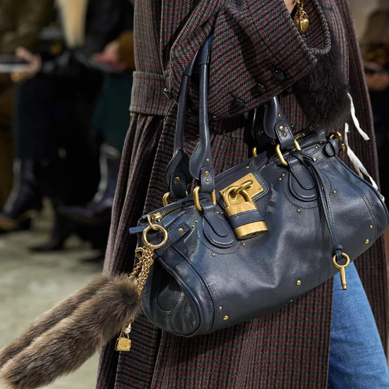 Chinese Style Niche Retro Fashion Distressed Women's Shoulder Bag
