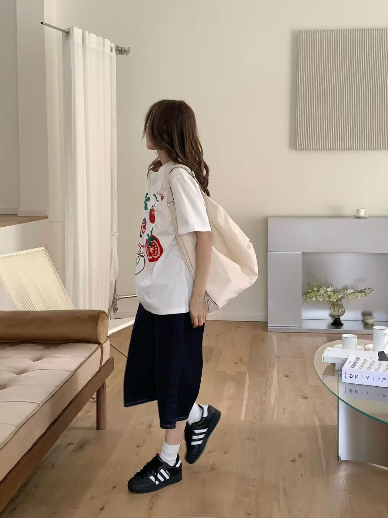 Women's Canvas Fashionable Elegant Large Capacity Underarm Bags