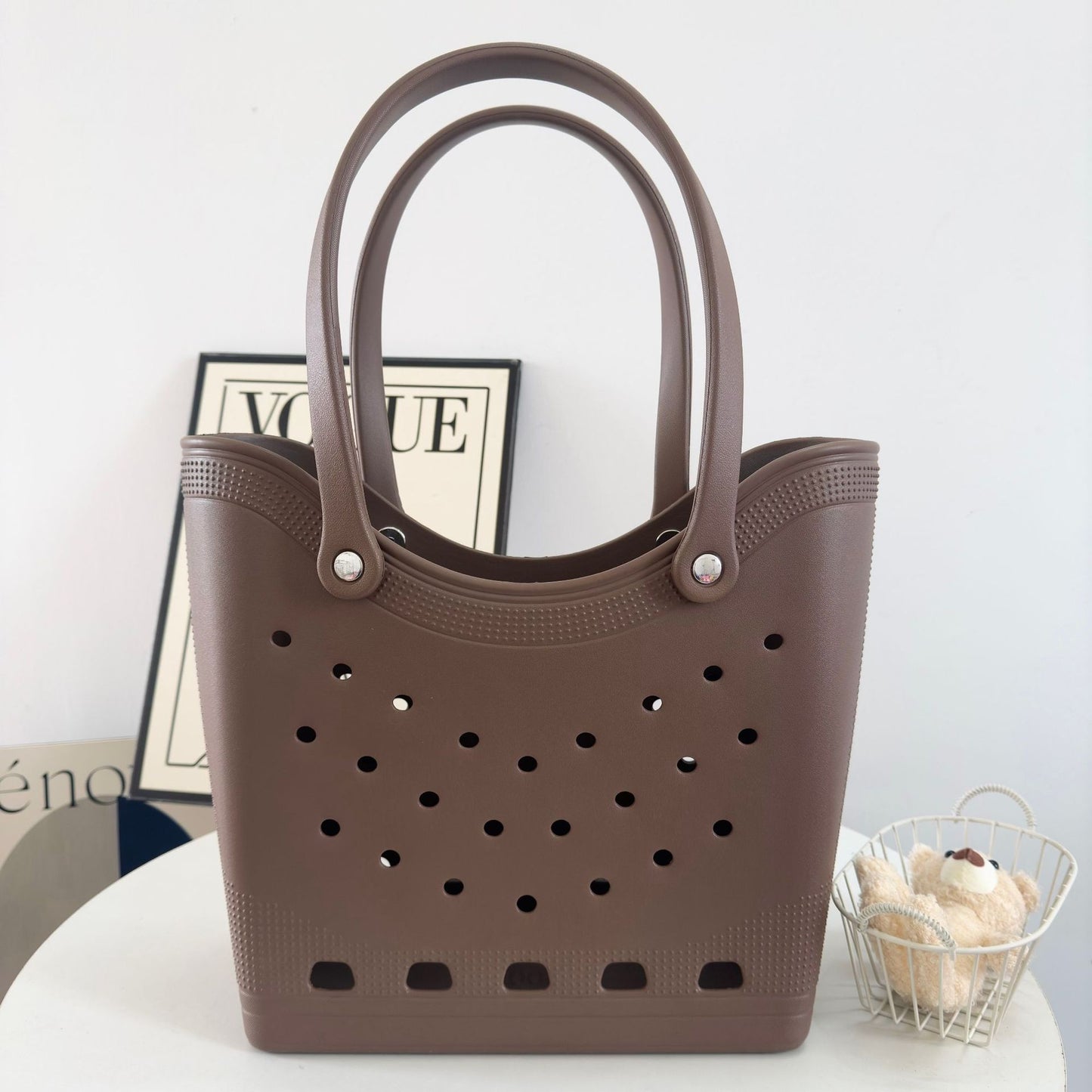 Hole Fashion Seaside Waterproof Beach Out Bags