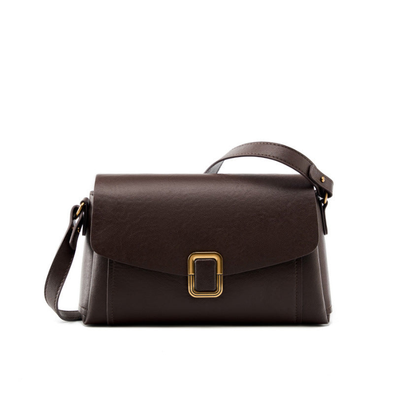 Women's Genuine Leather Niche High-grade Female Commuting Women's Messenger Bag